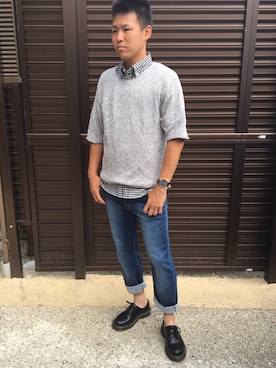 「アイテム（腕時計）」を使った、たっさーさん（メンズ・166cm・20代）の夏コーディネート