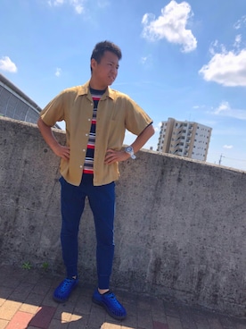 「アイテム（腕時計）」を使った、たっさーさん（メンズ・166cm・20代）の夏コーディネート