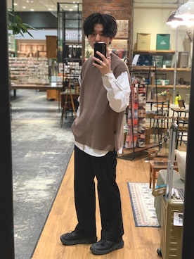 ゴン太さん(メンズ・173cm)の冬コーディネート