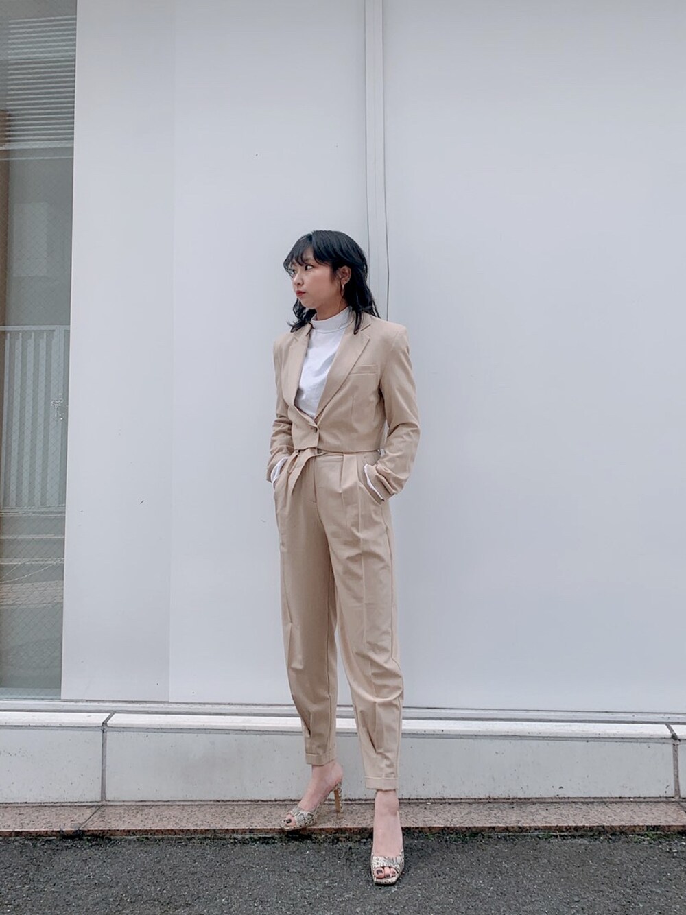 IZUMI｜Bershkaのセットアップを使ったコーディネート - WEAR