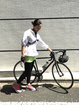 「NIKE（ナイキ）のアイテム（その他アウター）」を使った、JUNKOさん（レディース・168cm）の春コーディネート