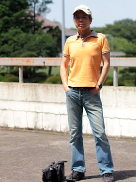 「D&G（ディーアンドジー）のアイテム」を使った、Hidezumiさん（メンズ・174cm）の春コーディネート