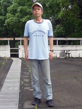 「D&G（ディーアンドジー）のアイテム」を使った、Hidezumiさん（メンズ・174cm）の夏コーディネート
