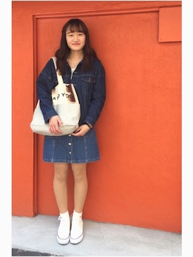 「RUBY AND YOU」｜Sayakaさん（レディース・164cm）の春コーディネート