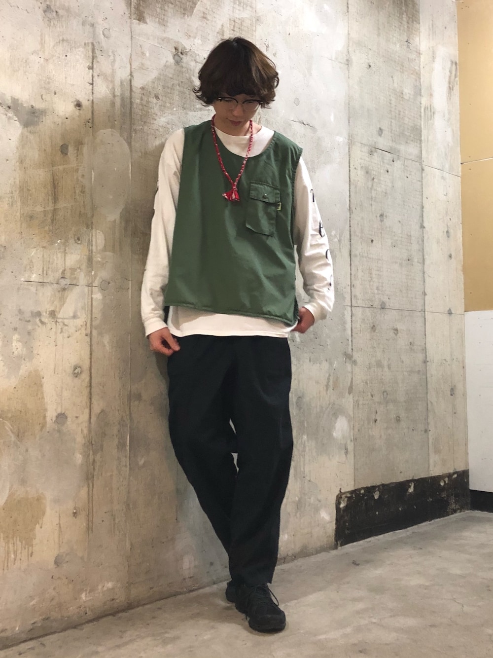 BEAMSのベストを使った「ssz」の人気ファッションコーディネート