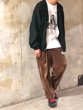 「adidas SB（アディダススケートボーディング）のアイテム」を使った、SUDOさん（メンズ・186cm）の秋コーディネート
