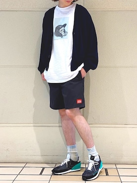 「Patta（パタ）のアイテム」を使った、SUDOさん（メンズ・186cm）の夏コーディネート