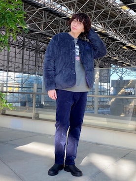 「GERRY（ジェリー）のアイテム（ジャケット/アウター）」を使った、SUDOさん（メンズ・186cm）の秋コーディネート