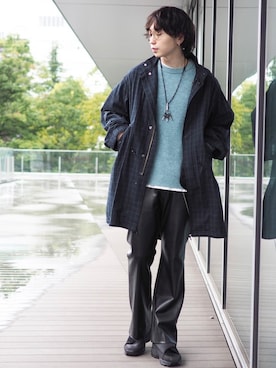 「TACASI（タキャシ）のアイテム」を使った、SUDOさん（メンズ・186cm）の秋コーディネート