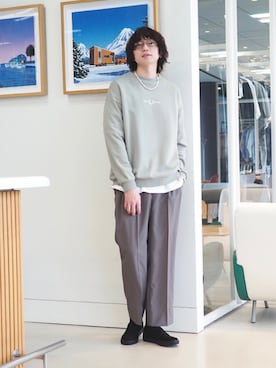 SUDOさん（メンズ・186cm）の冬コーディネート