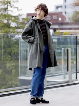 「ENZO BONAFE（エンツォボナフェ）のアイテム（シューズ）」を使った、SUDOさん（メンズ・186cm）の春コーディネート
