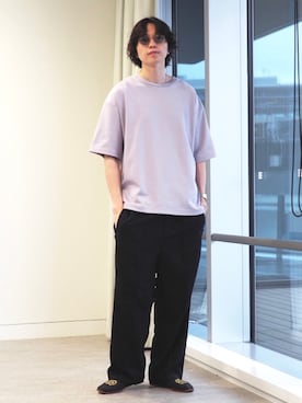 「B:MING by BEAMS（ビーミングバイビームス）のアイテム（スリッポン）」を使った、SUDOさん（メンズ・186cm）の春コーディネート