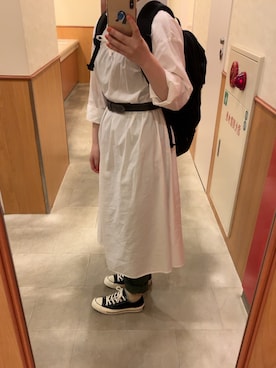「SM2（エスエムツー）のアイテム（シャツワンピース）」を使った、MOEさん（レディース・150cm）の夏コーディネート