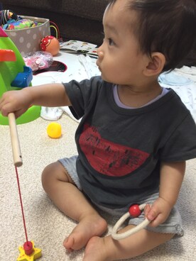 「bobochoses」｜「アイテム（その他）」を使った、あおwearさん（キッズ・70cm）の冬コーディネート