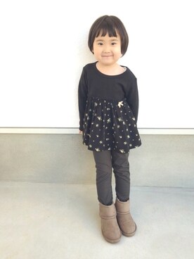 mapleさん（キッズ・100cm）の冬コーディネート