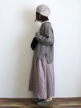 kunさん（レディース・157cm）の秋コーディネート