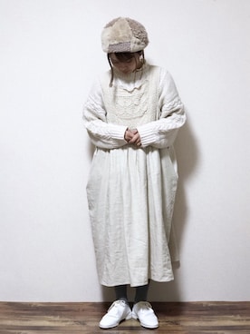 kunさん（レディース・157cm）の冬コーディネート