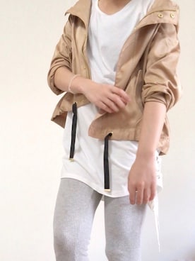 「LOOK（ルック）のアイテム」を使った、mayuriceさん（レディース・161cm）の秋コーディネート