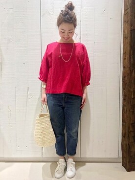 「JOURNAL STANDARD LUXE（ジャーナルスタンダード　ラックス）のアイテム」を使った、E.Nさん（レディース・159cm）の春コーディネート
