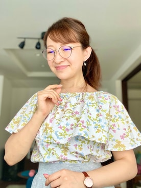 ＊りょうこいずむ＊フォロー返し絶対☺️＊さん（レディース・165cm）の夏コーディネート