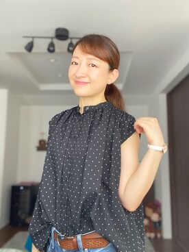 ＊りょうこいずむ＊フォロー返し絶対☺️＊さん（レディース・165cm）の夏コーディネート