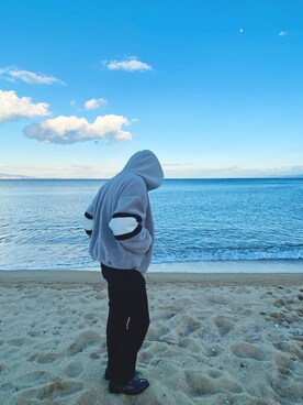「neos（ネオス）のアイテム（ブルゾン）」を使った、DAISUKEさん（メンズ・183cm）の冬コーディネート