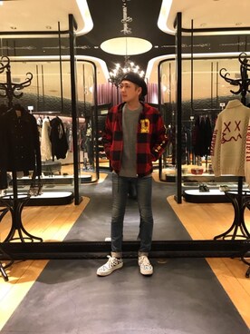 北ちゃんさん（メンズ・172cm）の冬コーディネート