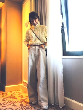 スザンヌさん(レディース・165cm)の冬コーディネート