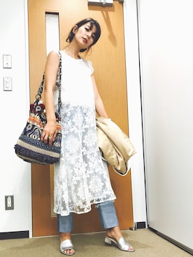 スザンヌさん（レディース・165cm）の春コーディネート