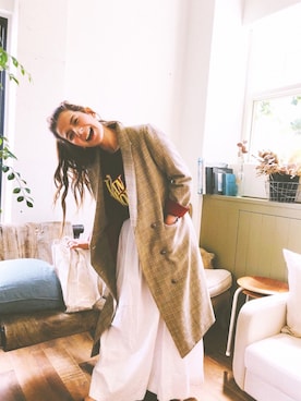 スザンヌさん（レディース・165cm）の春コーディネート