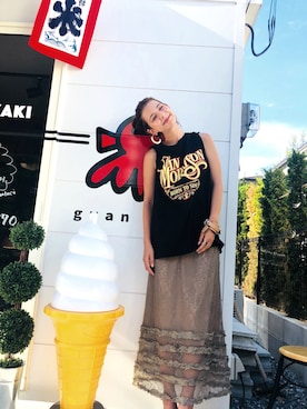 スザンヌさん（レディース・165cm）の夏コーディネート