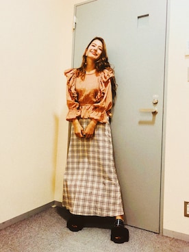 スザンヌさん(レディース・165cm)の秋コーディネート