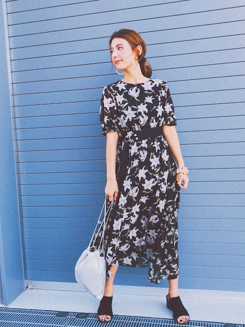 ワンピース AMERI 2x Ameri（アメリ）の「TWIN LILY DRESS（ワンピース）」 - WEAR