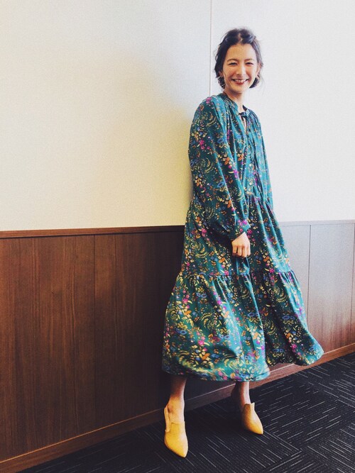 スザンヌさんのワンピースを使ったコーディネート Zozotown