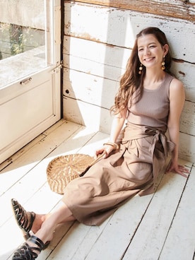スザンヌさん（レディース・165cm）の春コーディネート