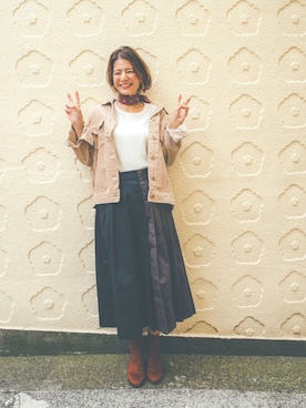 スザンヌさん（レディース・165cm）の秋コーディネート