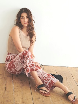 スザンヌさん（レディース・165cm）の春コーディネート