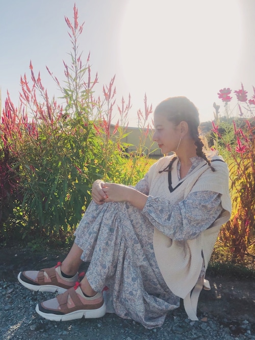 スザンヌさんのワンピースを使ったコーディネート Zozotown