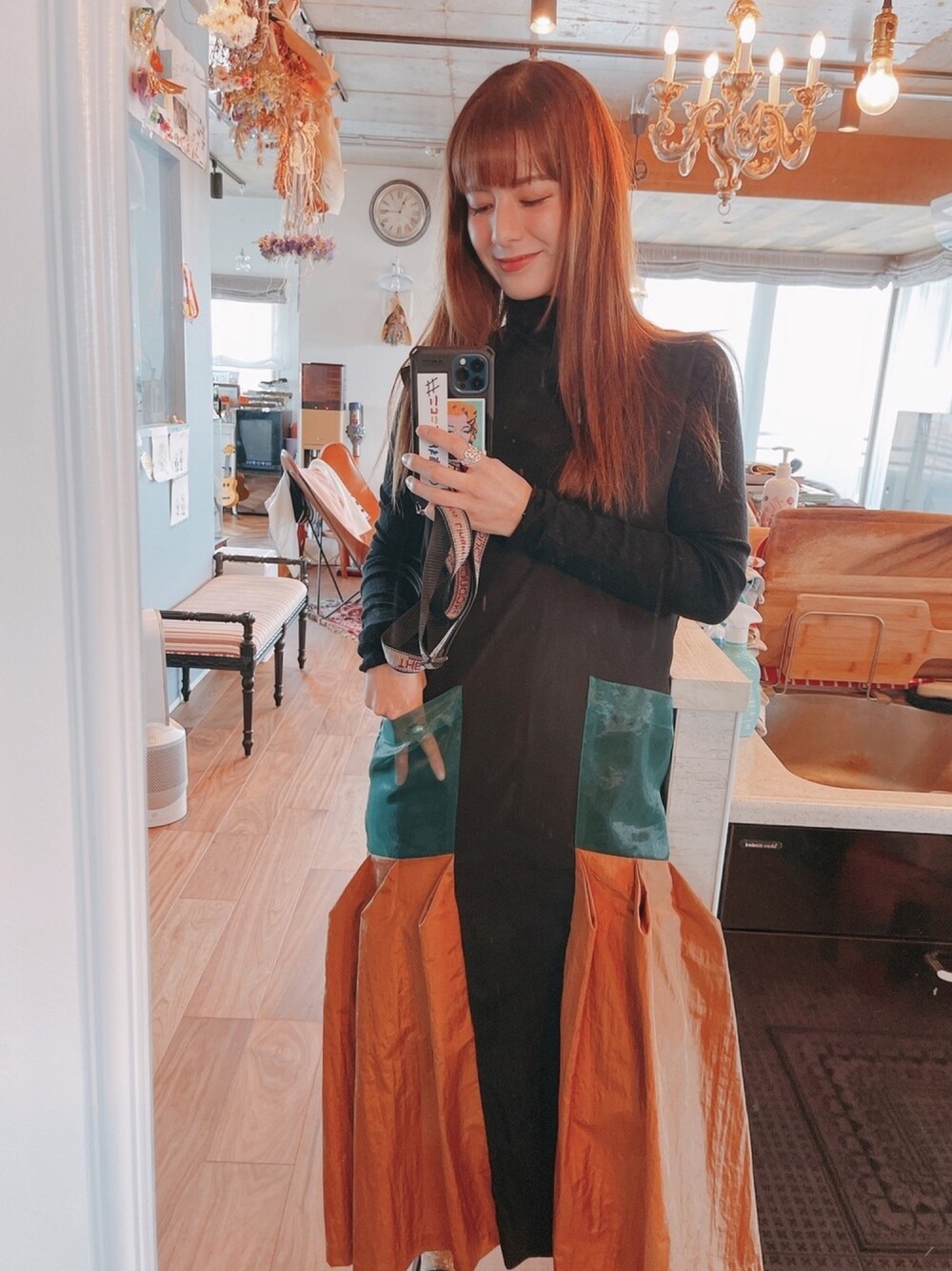 UN3D.（アンスリード）の「UN3D. ブロッキングミックスワンピース