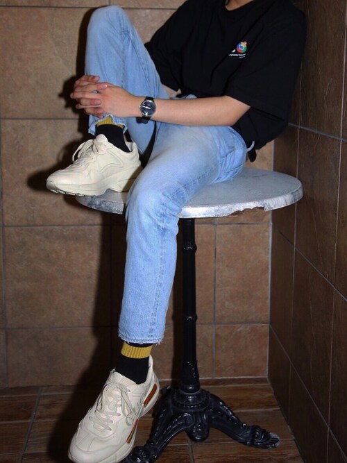 qsssy store|qsssy「u170」使用「gucci(gucci - rhyton ロゴスニーカ