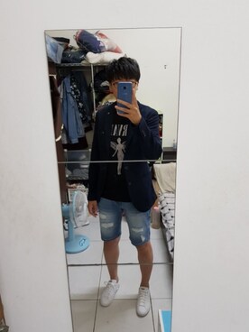 「CACO（カコ）のアイテム（パンツ）」を使った、Cola Wuさん（レディース・167cm）の夏コーディネート