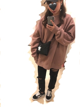 「アイテム（ピアス（両耳用））」を使った、Ayaさん（レディース・160cm・20代）の冬コーディネート