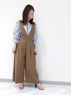 「アイテム（イヤリング）」を使った、OR i BEさん（レディース・157cm・20代）の夏コーディネート