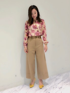 「アイテム（イヤリング）」を使った、OR i BEさん（レディース・157cm・20代）の夏コーディネート