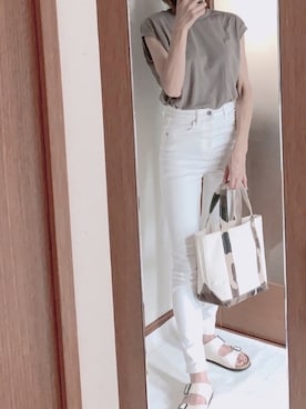 「TATAMI（タタミ）のアイテム」を使った、®️さん（レディース・155cm）の夏コーディネート