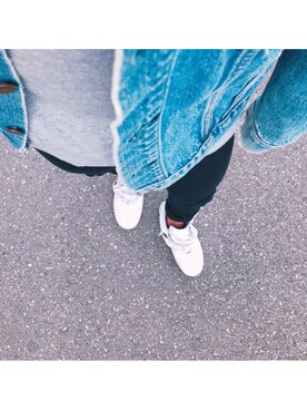 「AIR FORCE 1」｜「アイテム（デニムジャケット）」を使った、sota_さん（メンズ・160cm）の春コーディネート