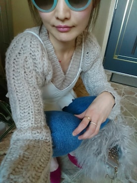 「CRAP EYEWEAR(クラップアイウェア)のアイテム」を使った、haruさん(レディース・159cm)の秋コーディネート