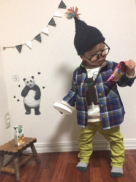 hinataさん（キッズ・85cm）の冬コーディネート