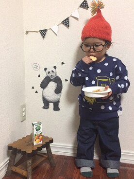 hinataさん（キッズ・85cm）の冬コーディネート