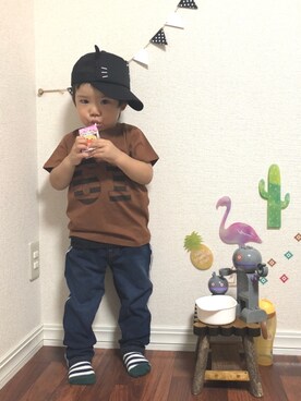 hinataさん(キッズ・90cm)の夏コーディネート